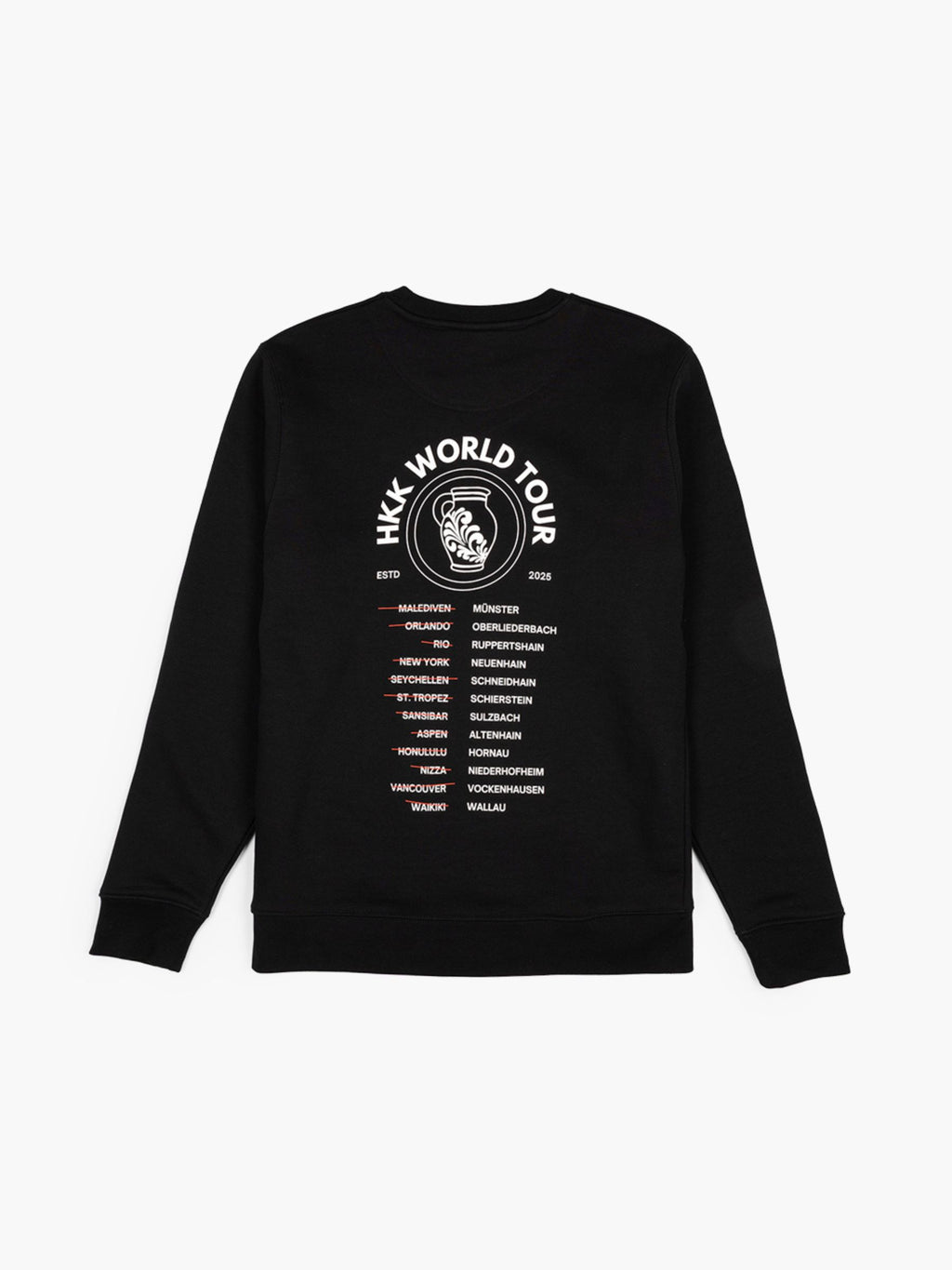 Worldtour Sweatshirt Schwarz