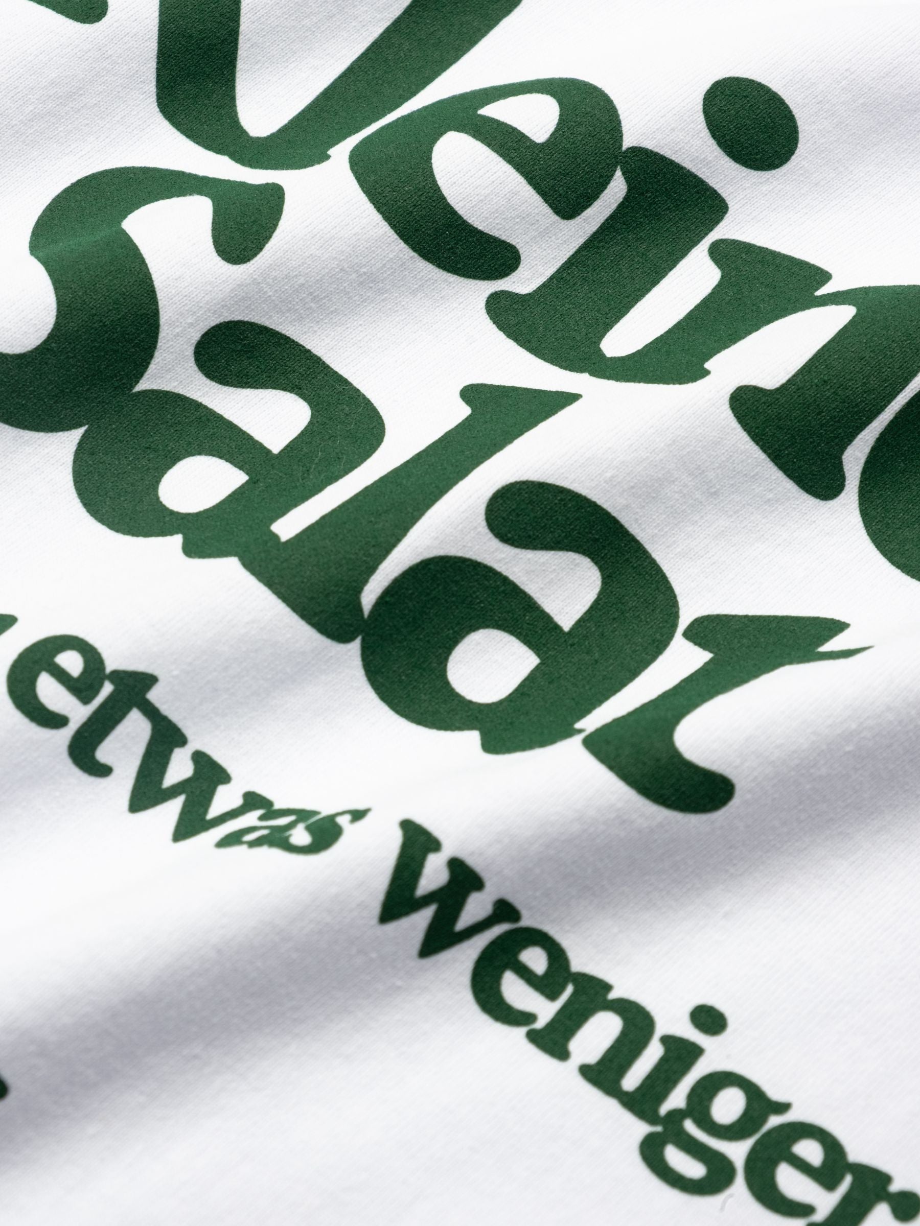Kleiner Salat T-Shirt Weiß/Grün