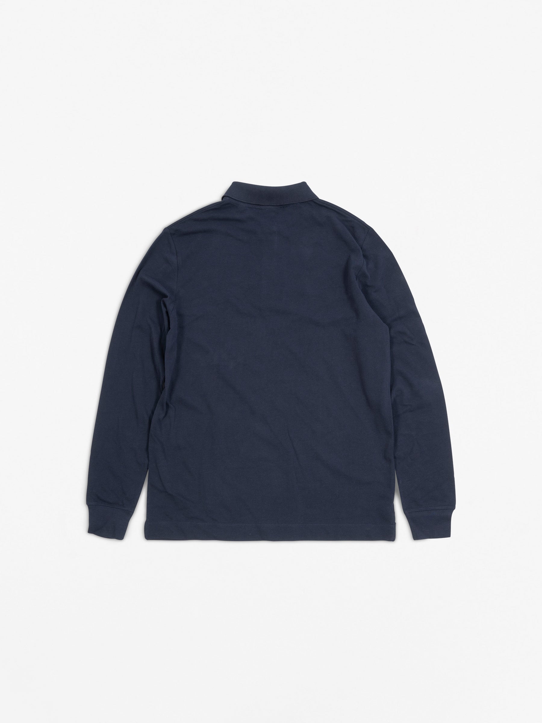 Langarm Polo Dunkelblau